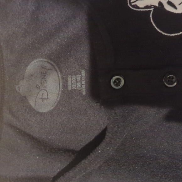 Disney Black Top with Pink and White Pajama Pants - Picture 2 of 7